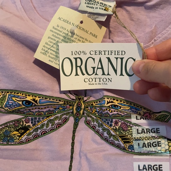 New with tag liberty organic dragon fly tshirt - Picture 2 of 3